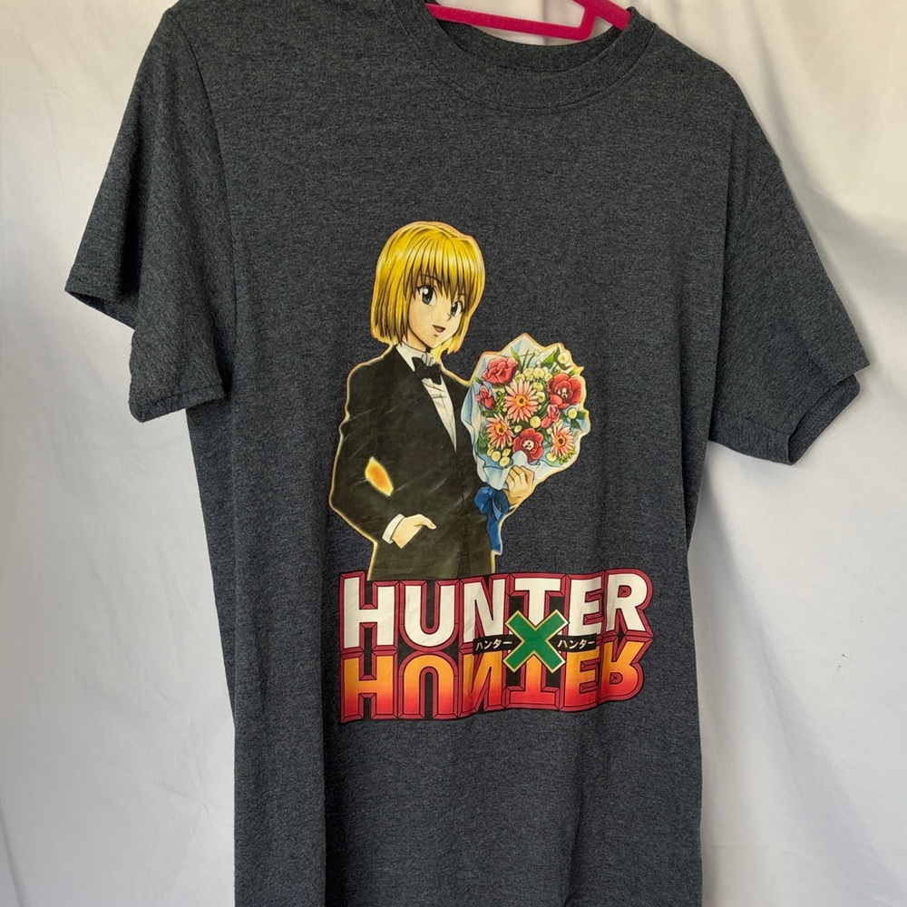Hunter x Hunter Dark Gray Graphic Kids Tee